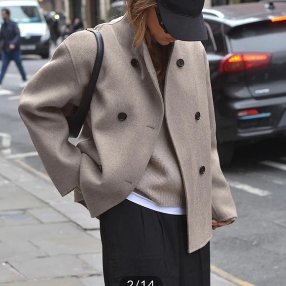 Oversized button down jacket brand new - Picture 2 of 3